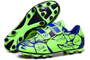 AQTDUAJ Boys Football Boots Kids Football Shoes Trainers Girls Soccer Training Shoes Teenager Sport Shoes Indoor Outdoor for Unisex