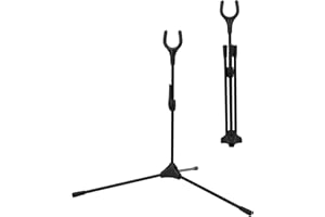 JULYKAI Bogenschießen Bogenständer, klappbarer Recurve Bogen, langlebige Outdoor-Sportarten für die Jagd Outdoor Bow Holder