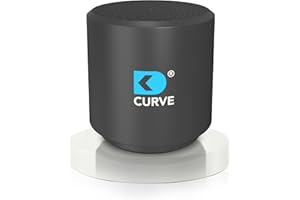 DK MEDICAL CURVE - Innovativer Luftreiniger mit Granulat - Entfernt 99% Keime und Gerüche - Für Auto, KFZ, LKW, Camper, Zuhause - Ohne Strom und geräuschlos - Cool Grey