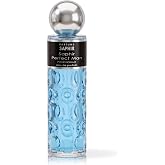 Parfom Safir, Perfect Man Eau de Parfum, erkekler i&ccedil;in &ndash; 200 ml. | Taze Odunsu Su, Greyfurt Frenk &uuml;z&uuml;m&uuml; Mandalina Yasemin ve 
