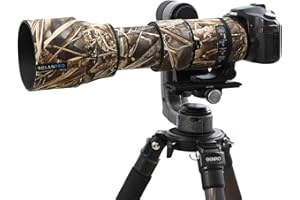 ROLANPRO Cache d'objectif camouflage pour Sigma 150-600 mm F5-6.3 DG OS HSM contemporain manteau manchon de protection d'objectif étui #9 étanche
