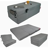 XPERMATE Ultra Kalın &Ccedil;ift Kişilik Katlanır Yatak, Portatif Yatak, Katlanır S&uuml;nger Yatak, Katlanabilir Yatak, Misafir Yatağı, 