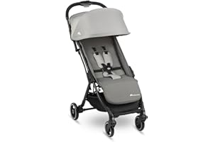 Bebeconfort Bonny, Poussette canne, Poussette ultra compacte et légère, Pliage automatique, De la naissance à 4 ans environ, jusqu'à 22 kg, Gray Mist