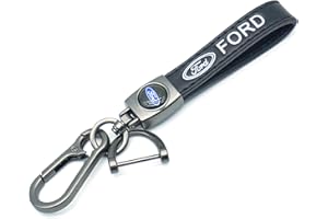 JIANCENGYB Schlüsselanhänger Leder für Auto - Autoschlüsselanhänger Schlüsselband mit Logo, Car Keychainfür für Männer Frauen, Autozubehör