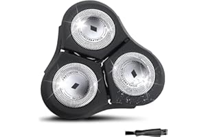 MONILOLY RQ11 Tete de Rasoir pour Philips Sensotouch RQ1150 RQ1155 RQ1145 RQ1195, Lames pour Tete de Rasoir pour Philips RQ1150, RQ11 Norelco Replacement Heads