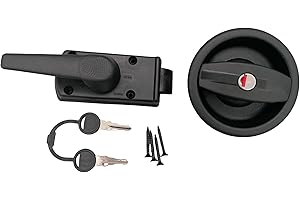 CR-MOESANCO® CERADURA Puerta Entrada Caravana (Negro)