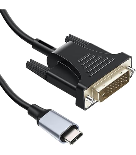 Câble USB-C Vers DVI 4K 30Hz - Compatible MacBook, Surface, Galaxy - Longueur 1,8m
