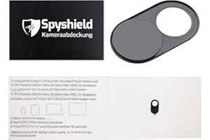 Spyshield Kamera Abdeckung, Webcam Cover, Kamera Blocker für Smartphone, Tablet, Laptop