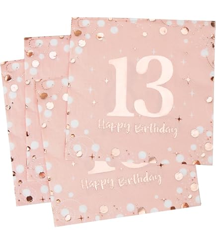 Decorazione per il 13° compleanno per ragazza 13° compleanno striscione