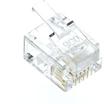 RJ12 A RJ12 Cavo 5m 6P6C Piatto Di Estensione Telefonico Spina Da - Foto 5