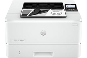 HP Laserjet Pro 4002dn 2Z605F, Stampante a Singola Funzione A4, Stampa Fronte e Retro Automatico in b/n, 42 ppm, USB, USB Host, Gigabit Ethernet, HP Smart, Bianca