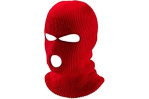 Jungerhouse Balaclava Tricoté Intégral Cagoule 3 Trous 2 Trous Multifonction Coupe Vent Au Chaud Masque Moto Vélo Ski Cagoule Unisexe Sports