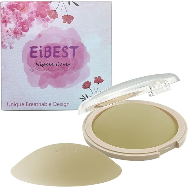 BOPLYBAY 4 Paar Nippelpads Aus Silikon - Unsichtbar & Wiederverwendbar