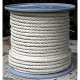 Sisalseil Durchmesser 8 mm - 50 Meter auf Scheibenspule Sisal-Seil