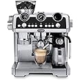 De'Longhi La Specialista Maestro, Pump Espresso Coffee Machine, With Sensor Grinding Technology, Smart Tamping Station, Pre Infusion, Manual and Automatic Milk Frothing Options, EC9665.M (Silver)