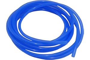 iMeistek Flexible Silicone Tube, 10mm ID X 12mm OD 4M Silicone Tubing Water Air Hose Pipe for Pump Transfer Blue