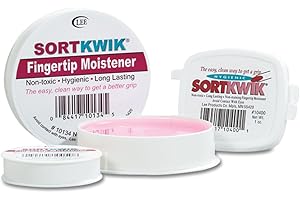 Lee 10050 Sortkwik Fingerspitzenbefeuchter, 3/8 Unze, pink, 1 Packung