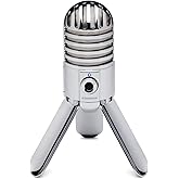 Samson Meteor Mic - Portable USB Studio Quality Condenser Microphone - High Performance, General Purpose/Podcast/Gaming/Music