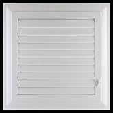 Badem10 Menfez Banyo Wc Tuvalet Havalandırma Plastik Panjur Beyaz 45x55 CM