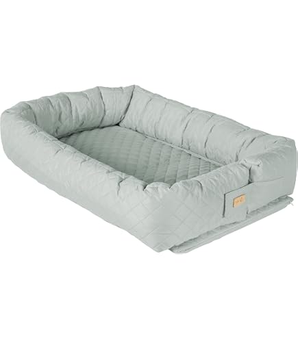 Nid Bébé Bellochi 90x60cm - Cocon Dodo 0-12 Mois, Coton, Lavable