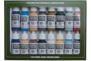 Vallejo Model Color American Civil War Acrylic Paint Set - Assorted Colours (Pack of 16)