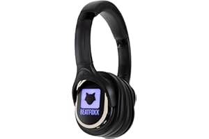 Beatfoxx SDH-340 Silent Disco V2 Kopfhörer USB-C - Stereo Funk-Kopfhörer - Erweiterung von Silent Disco V2-Sets - Kanal LED-Beleuchtung - kabelloser Partyspaß - über 10 Stunden Akkulaufzeit