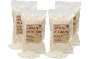 The Bramble Bay Rosewood - Ropa de cama suave y segura, pura, suave como la seda e ingredientes 100% naturales, adecuada para todos los hámsters, ratones y jerbos, 20 g x 4