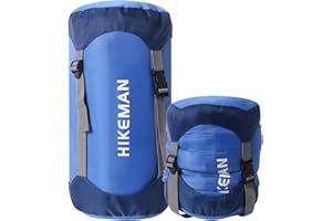 Rurbeder Sleeping Bag Stuff Sack, Nylon Compression Stuff Sack For Sleeping Bag, Lightweight Compression Sleeping Bag, Lightweight Compact Compression Bag For Backpacking Hiking Camping