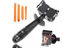 ZAMDOE 7701048912 Lenkstockschalter für Blinker für Renault Espace IV Laguna II Trafic II für Opel für Vauxhall Vivaro A E7 F7 J7 Fern- und Abblendlicht Ersatzteile Sport Tourer Fließheck Van Minibus