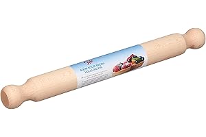 Tala Wałek do ciasta z certyfikatem FSC, drewno bukowe, 40 cm, beżowy