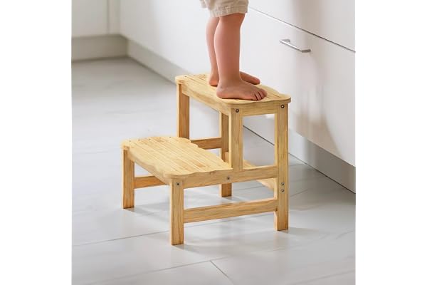 COSYLAND Stegpall med 2 steg | Barntrapppall