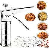 Amazon BAAAN® Kitchen Press Sev Sancha Machine | Murukku Maker Machine | idiyappam Maker | Chakli Maker | Sev | Bhujiya | Gat