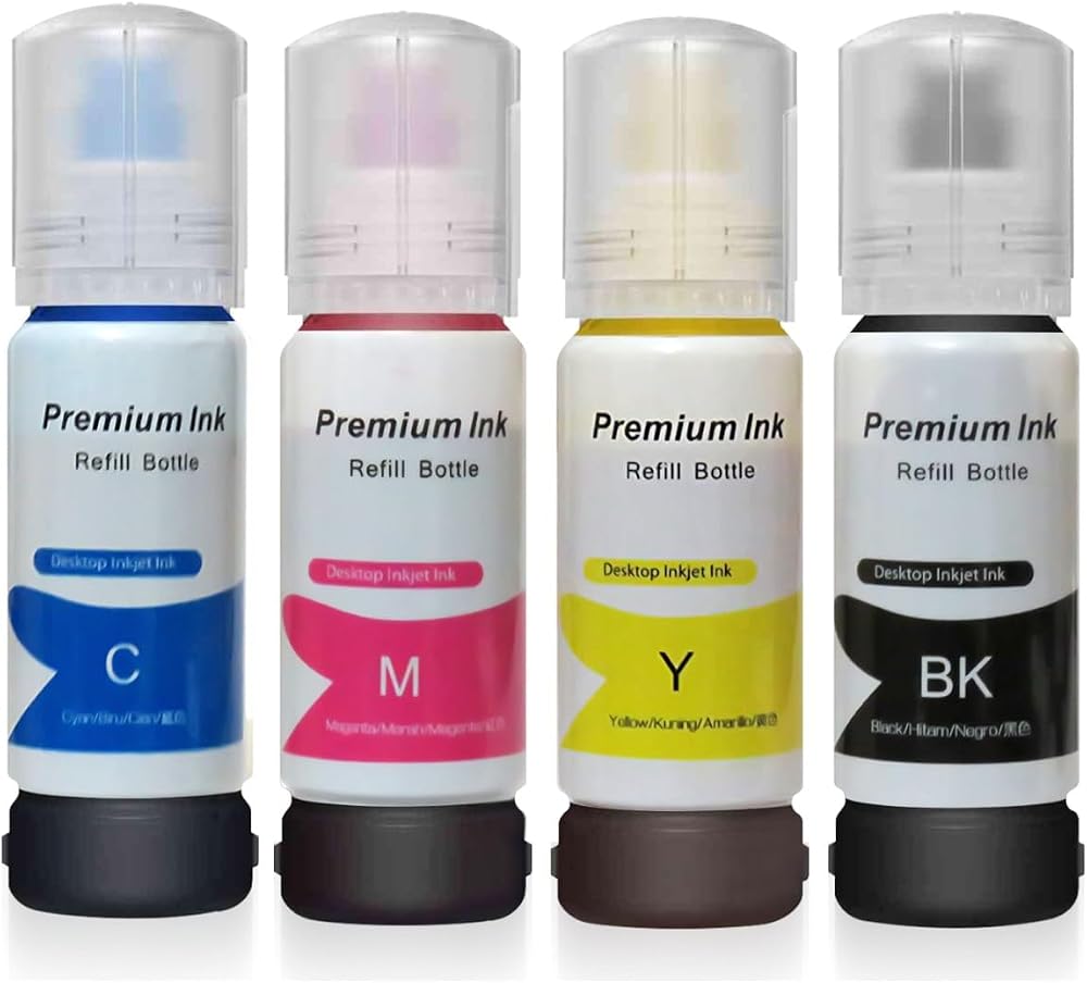 Photo Ink 103 L1110/L3110/L3111/L3150/L3156/L3151/L5190 4 Renk Mürekkep Renkli