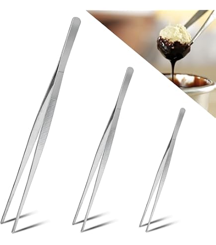 Pinze Da Cucina VFANDV 2 Pezzi - Acciaio Inox 304, 30 Cm, Presa Sicura, Per Barbecue E Cucina - Foto 6