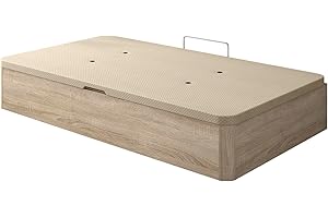 SHIITO | Modelo Dakotta – Canapé 90x190 cm con Apertura Lateral | Tapa 3D Transpirable | Gran Capacidad – Color Cambrian – 90x190x35 cm