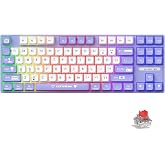 Coverzone AJAZZ AK870 MC Kablolu Mekanik Oyun Klavyesi Mor Klavye Red Switch