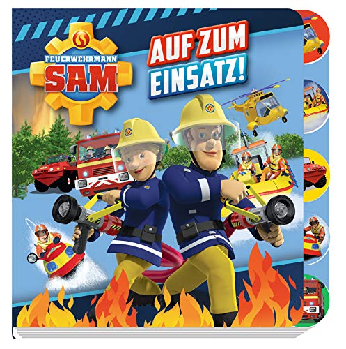 Feuerwehrmann Sam: Auf zum Einsatz!: Pappbilderbuch mit Register