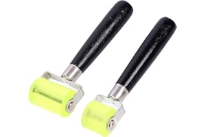 Swpeet Kit di 2 rulli fonoassorbenti (3 cm e 5 cm) – Rullo di gomma professionale per applicazioni di isolamento e impermeabilizzazione automobilistiche