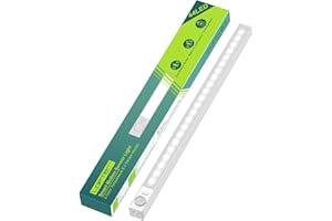 LOFTER Motion Sensor Lights Indoor, Rechargeable LED Wardrobe Light Stick-on Anywhere Cupboard Light Under Kitchen Cabinet Stair Shed LED PIR Night Lighting, 3 Light Modes and 3 Color Temperature