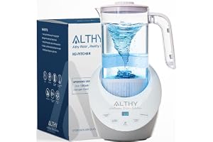 ALTHY väte-vattengenerator kanna SPE&PE M tvåkammarelektrolysteknik, balanserat pH-värde och filtrerat med kalciumsulfit