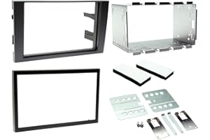 LEISURE DIRECT DOUBLE DIN RADIO STEREO FACIA FASCIA CAGE KIT FOR AUDI A4 B6 B7 2001-2009