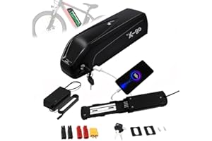 X-go Ebike Battery 36V 15AH, 4Pin Lithium-on Electric Bike Battery with USB for 750W 500W 250W Motor, Ebike Conversion Kit