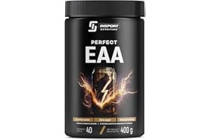 INSPORT Nutrition - EAA PERFECT - Supplément Sportif Professionnel - Acides Aminés - Soutien à l'exercice - 40 Portions - 400g Poudre - Goût: (Energy Drink)