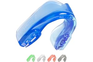 SafeJawz Sport Protège-dents Éléments, Protection intégrale pour Tous Les Sports, notamment Le Rugby, MMA, Hockey, Judo, Karate, Les Arts Martiaux et la Boxe (Ice, Adulte (12+ ans))