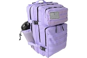 SEYATULLH Mochila Militar Táctica 45L - Sistema MOLLE Senderismo Camping - Hombres Mujeres