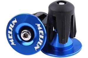 ALOMEJOR Tapones de Extremo de Barra de Bicicleta de 2 Piezas Tapones de Extremo de Manillar de Bicicleta de aleación de Aluminio Colorido