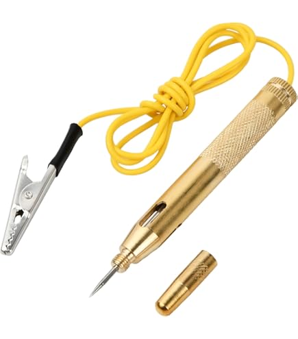 GEDORE Autolicht-Prüflampe 6-24V - Robuste Messing-Ausführung Mit Krokodilklemme Für Professionelle Einsätze