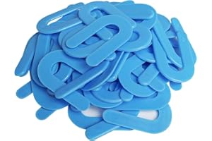 STORYSTORE Tile Leveling System Tile Spacers 1.5mm, 400 pieces Horseshoe Shim U Shape Plastic Tile Leveling Clips for Tile Leveling System Floor Wall Tile Installation