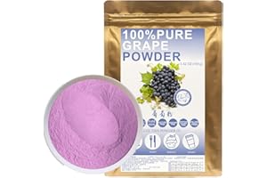 PLANT GIFT 100% Natural Pure Grape Powder 100g/3.52oz 葡萄粉 para batidos, batidos, panadería y bebidas sin conservantes, sin azúcar añadido