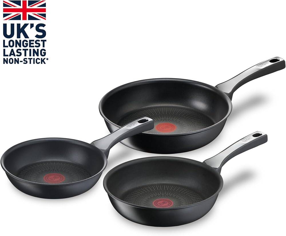 Tefal Titanyum 6X UnlimitedOne İndüksiyon Tabanlı 20/24/28 Cm 3'lü Tava Seti - 2100116646
